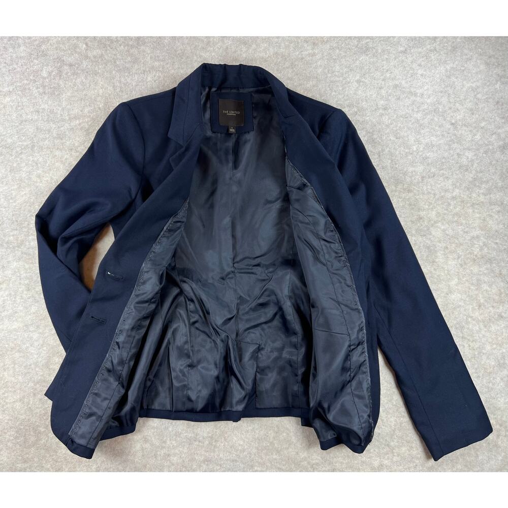 The Limited Classic Navy Blue Blazer Workwear Business Casual Women's Size 4 - Picture 3 of 7